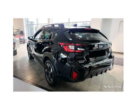 Avisa stainless steel rear bumper protector suitable for Subaru Crosstrek III 2023- 'Ribs', Image 5
