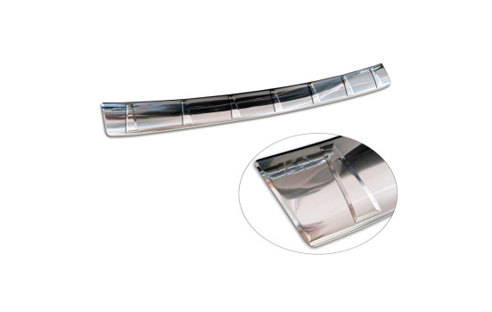 Avisa stainless steel rear bumper protector suitable for Subaru Crosstrek III 2023- 'Ribs', Image 6