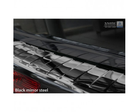 Black Chrome Bumper protector suitable for Audi Q5 2008-2012 'Ribs', Image 5