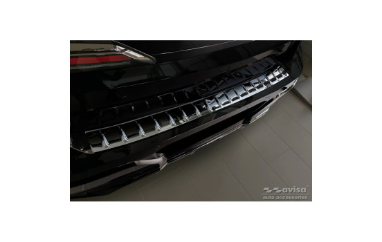 Black Chrome Stainless Steel Bumper Protector Fits BMW 7-Series (G70) 2023- with M-Package 'Ribs'