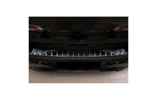 Black Chrome Stainless Steel Bumper Protector Fits BMW 7-Series (G70) 2023- with M-Package 'Ribs', Image 3