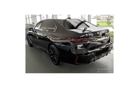 Black Chrome Stainless Steel Bumper Protector Fits BMW 7-Series (G70) 2023- with M-Package 'Ribs', Image 5