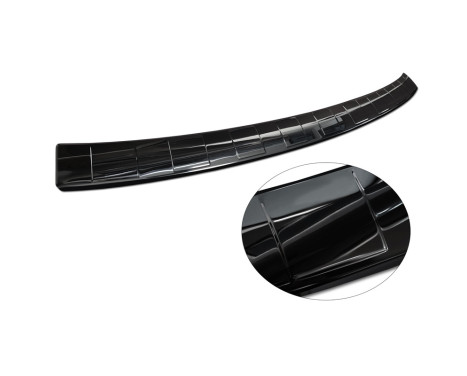 Black Chrome Stainless Steel Bumper Protector Fits Ford Kuga III ST-Line/Hybrid/Vignale 2019- 'Rib, Image 5