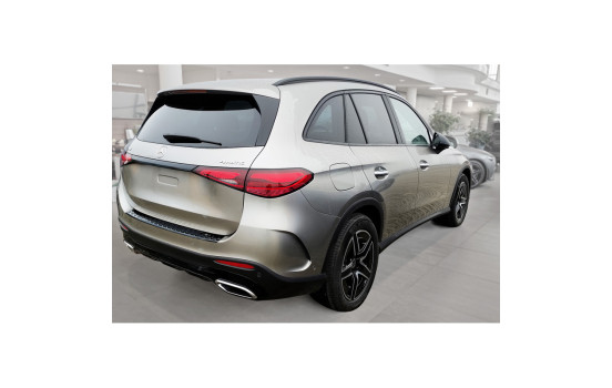 Black Chrome Stainless Steel Bumper Protector Fits Mercedes GLC II (X254) 2022- 'Ribs', Image 5