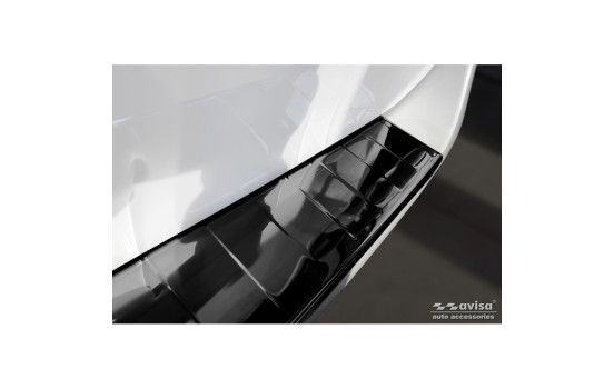 Black Chrome Stainless Steel Bumper Protector Fits Mercedes Vito / V-Class 2014- 'Ribs' 'XL', Image 4