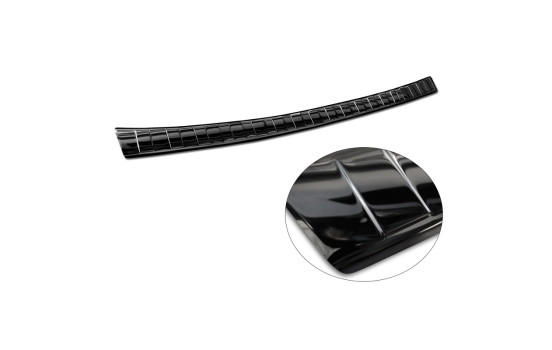 Black-Chrome Stainless Steel Bumper Protector Fits Toyota RAV4 V 2018- 'Ribs', Image 5