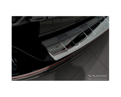 Black Chrome Stainless Steel Bumper Protector Fits Volvo V60 II / V60 II Cross Country 2018- & V60, Image 3