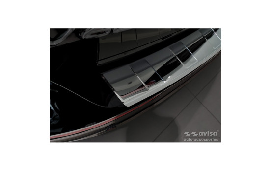 Black Chrome Stainless Steel Bumper Protector Fits Volvo V60 II / V60 II Cross Country 2018- & V60, Image 3
