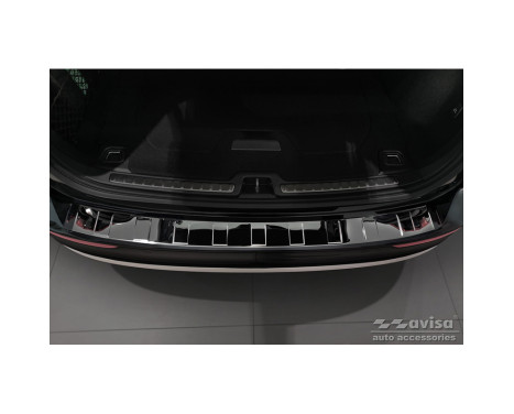 Black Chrome Stainless Steel Bumper Protector Fits Volvo V60 II / V60 II Cross Country 2018- & V60, Image 4