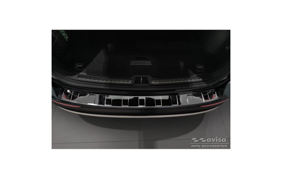 Black Chrome Stainless Steel Bumper Protector Fits Volvo V60 II / V60 II Cross Country 2018- & V60, Image 4