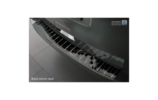 Black-Chrome stainless steel bumper protector suitable for Citroën Spacetourer / Peugeot Traveller / Toyot