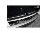 Black chrome stainless steel bumper protector suitable for Mercedes GLC 2015- 'Ribs'