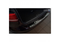 Black-Chrome stainless steel bumper protector suitable for Volkswagen Passat 3G Variant 2014- incl. Alltrac