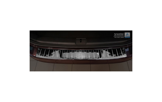 Black-Chrome stainless steel bumper protector suitable for Volkswagen Passat 3G Variant 2014- incl. Alltrac, Image 3