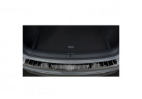Black-chrome stainless steel bumper protector suitable for Volkswagen Tiguan II incl. Allspace 2016- 'Ribs'