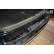 Black-chrome stainless steel bumper protector suitable for Volkswagen Touran III 2015- 'Ribs'