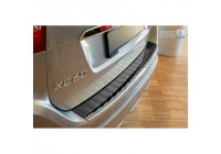 Black-Chrome stainless steel bumper protector suitable for Volvo XC60 2013-2016 'Ribs'