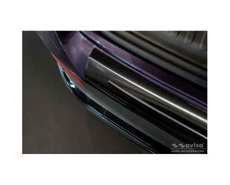 Black stainless steel bumper protector suitable for Audi Q4 E-Tron 2021-, Image 4