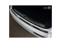 Black stainless steel bumper protector suitable for Audi Q5 2017- 'Ribs'