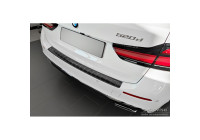 Black stainless steel bumper protector suitable for BMW 5-Series G31 Touring Facelift 2020- excl. M-Sport 'R