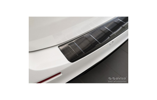 Black stainless steel bumper protector suitable for BMW 5-Series G31 Touring Facelift 2020- excl. M-Sport 'R, Image 3