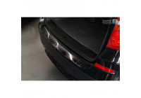 Black stainless steel bumper protector suitable for BMW X3 F25 2010-2014 'RIbs'