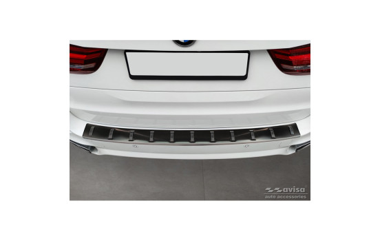 Black stainless steel bumper protector suitable for BMW X5 F15 (incl. M-Package) 2013-2018 'STRONG EDITION', Image 2