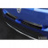 Black stainless steel bumper protector suitable for Dacia Sandero III 2020- incl. Stepway 'Ribs' (2-piece)