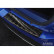 Black stainless steel bumper protector suitable for Dacia Sandero III 2020- incl. Stepway 'Ribs' (2-piece), Thumbnail 3