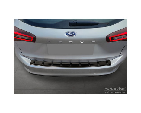 Black stainless steel bumper protector suitable for Ford Focus IV Wagon incl. ST-Line 2018- 'STRONG EDITION', Image 2