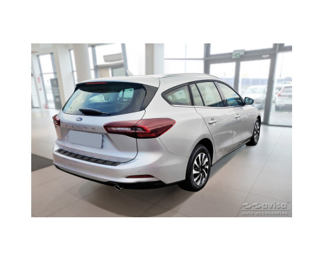 Black stainless steel bumper protector suitable for Ford Focus IV Wagon incl. ST-Line 2018- 'STRONG EDITION', Image 6