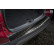 Black stainless steel bumper protector suitable for Ford Kuga II 2013- 'Ribs' - Large