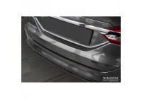 Black stainless steel bumper protector suitable for Ford Mondeo V Hatchback/Sedan 2014-2019 & FL 2019- 'Rib