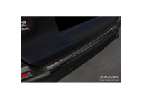 Black stainless steel bumper protector suitable for Honda Crosstar 2020- 'Ribs'
