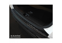 Black stainless steel bumper protector suitable for Hyundai Tucson 2020-'Ribs'