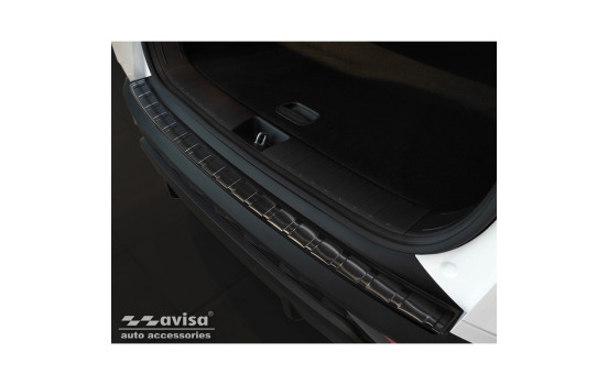 Black stainless steel bumper protector suitable for Hyundai Tucson 2020-'Ribs'