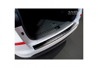 Black stainless steel bumper protector suitable for Hyundai Tucson FL 2018-'Ribs'