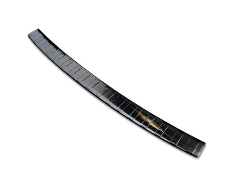 Black stainless steel bumper protector suitable for Hyundai Tucson FL 2018-'Ribs', Image 6