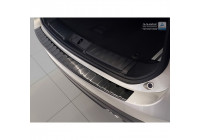 Black stainless steel bumper protector suitable for Jaguar F-Pace 2016- 'Ribs'