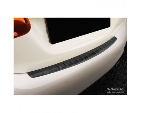 Black stainless steel bumper protector suitable for Mercedes A-Class W177 Sedan 9/2018- 'Ribs'