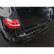 Black stainless steel bumper protector suitable for Mercedes C-Class W205 Kombi 2014- 'RIbs'