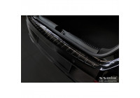 Black stainless steel bumper protector suitable for Mercedes CLA II (X118) Shooting Brake 2019- 'Ribs'