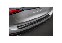 Black stainless steel bumper protector suitable for Mercedes GLC II (X254) 2022- 'Ribs'