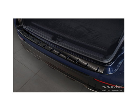 Black stainless steel bumper protector suitable for Mercedes GLC (X253) 2015-2019 & Facelift 2019- 'STRONG, Image 3