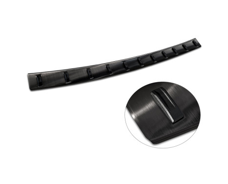 Black stainless steel bumper protector suitable for Mercedes GLC (X253) 2015-2019 & Facelift 2019- 'STRONG, Image 6