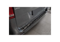 Black stainless steel bumper protector suitable for Mercedes Vito / V-Class 2014-2019 & Facelift 2019- (ac