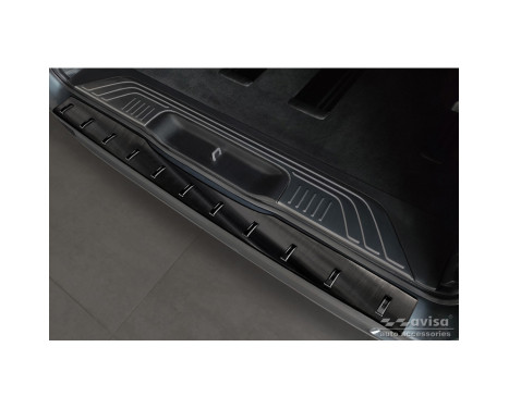 Black stainless steel bumper protector suitable for Mercedes Vito / V-Class 2014-2019 & Facelift 2019- (ac, Image 3