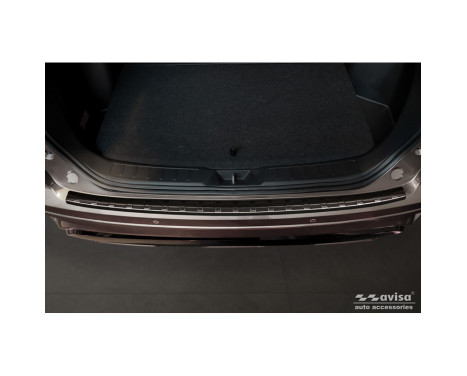 Black stainless steel bumper protector suitable for Mitsubishi Eclipse Cross PHEV Facelift 2021-, Image 2