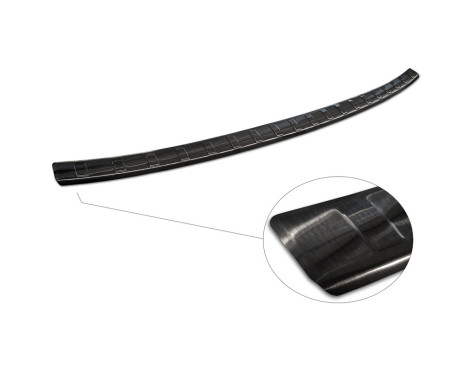 Black stainless steel bumper protector suitable for Mitsubishi Eclipse Cross PHEV Facelift 2021-, Image 4