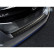 Black stainless steel bumper protector suitable for Nissan Leaf II 2017- 'Ribs'